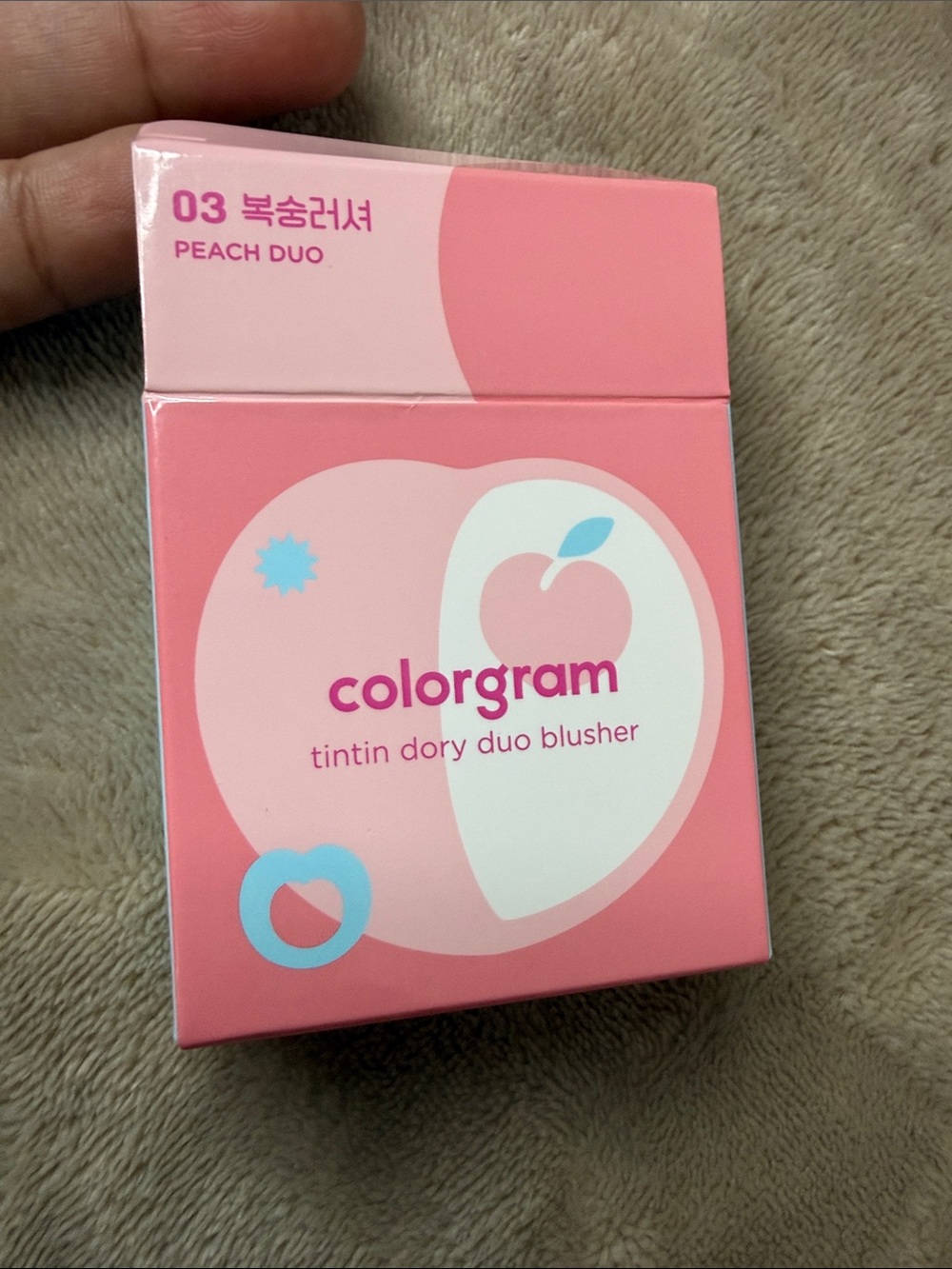 Colorgram Tintin Dory Peach Duo Blusher - Pink (03 Peach Duo)